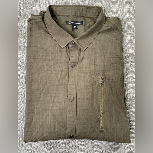 3/$20 Men’s Collared Shirt - INC International Concepts XXXL - Snap Buttons - Picture 8 of 10